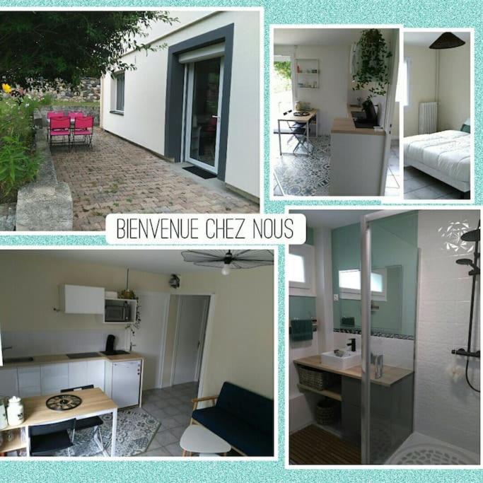 Gite "Le Temps D'Une Pause" Terrasse Et Piscine Coubon Exterior photo